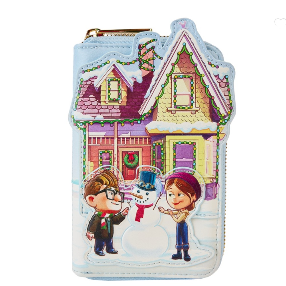 NWT SET Disney Pixar Loungefly UP mini backpack and wallet set - Picture 4 of 16